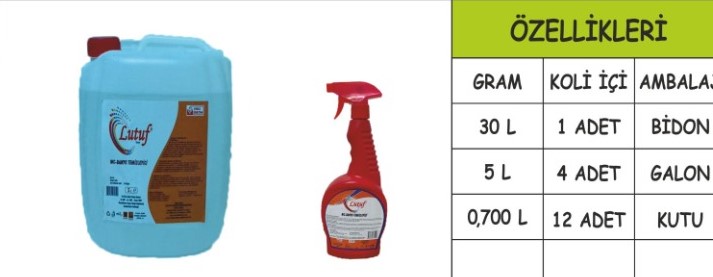 Lutuf Kimya WC ve Banyo Temizleyici